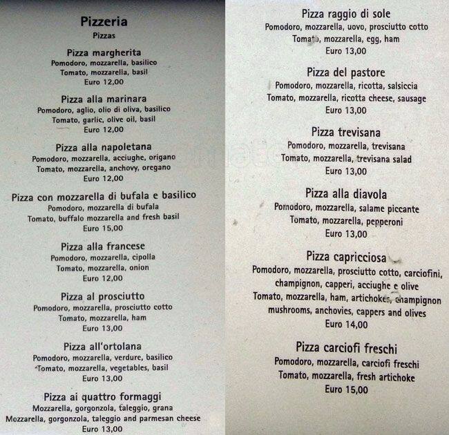 Menu de Paper Moon