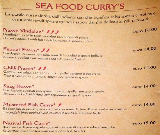 Menu di Garam Masala 