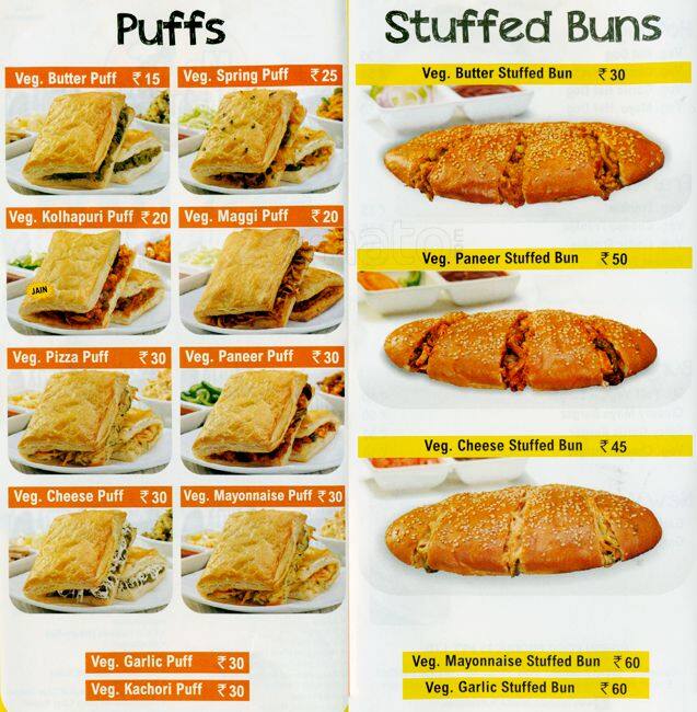Mr. Puff Menu, Menu for Mr. Puff, Makarpura, Vadodara Zomato