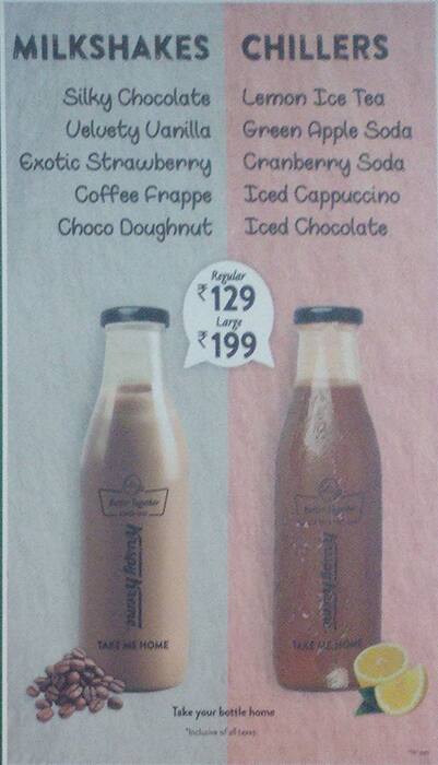 Krispy Kreme Doughnuts & Coffee menu