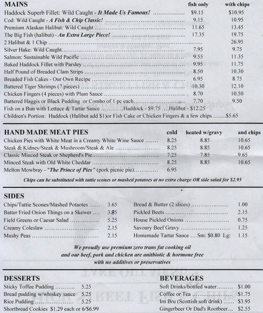 High Street Fish And Chips Menu Urbanspoon/Zomato High Street Fish And Chips Menu Urbanspoon/Zomato