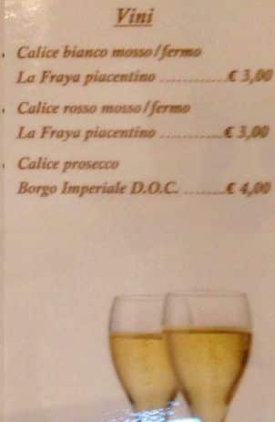 Menu di Il Pane di Francesco 