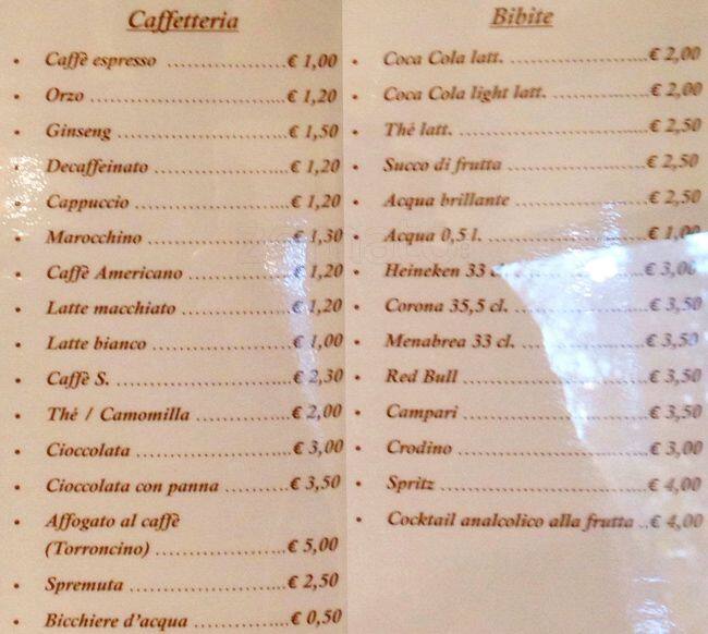 Menu di Il Pane di Francesco 