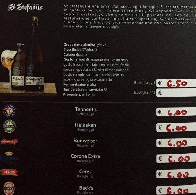 Menu di Angelucci Wine bar 