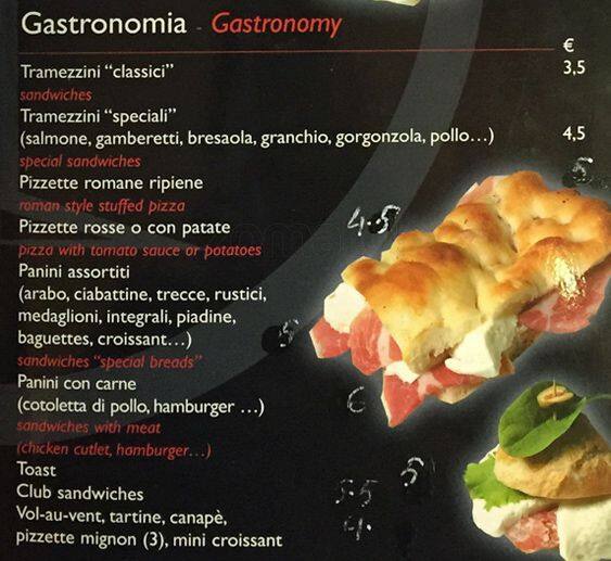 Menu di Angelucci Wine bar 