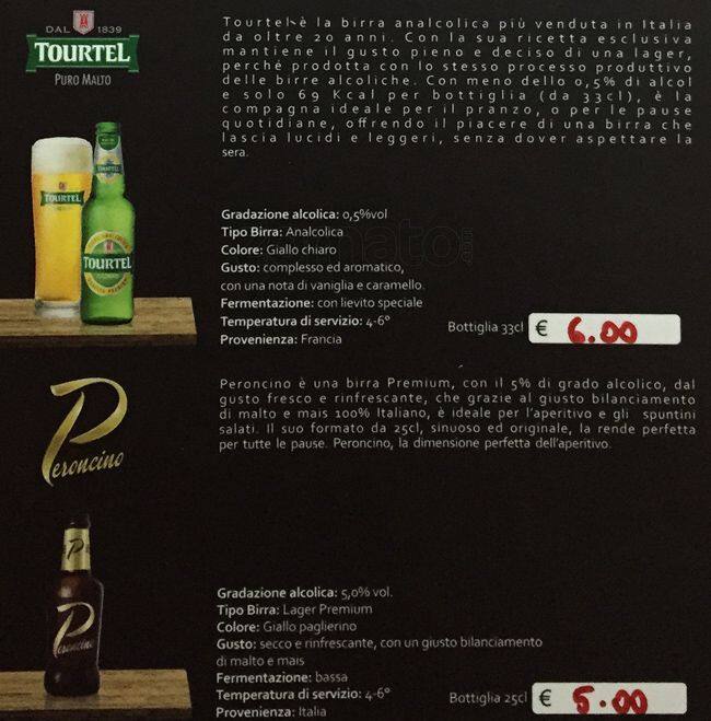 Menu di Angelucci Wine bar 