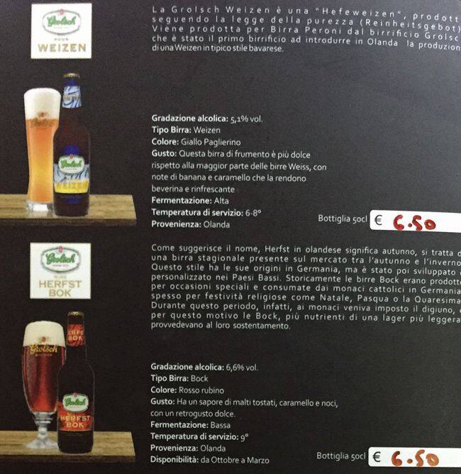 Menu di Angelucci Wine bar 