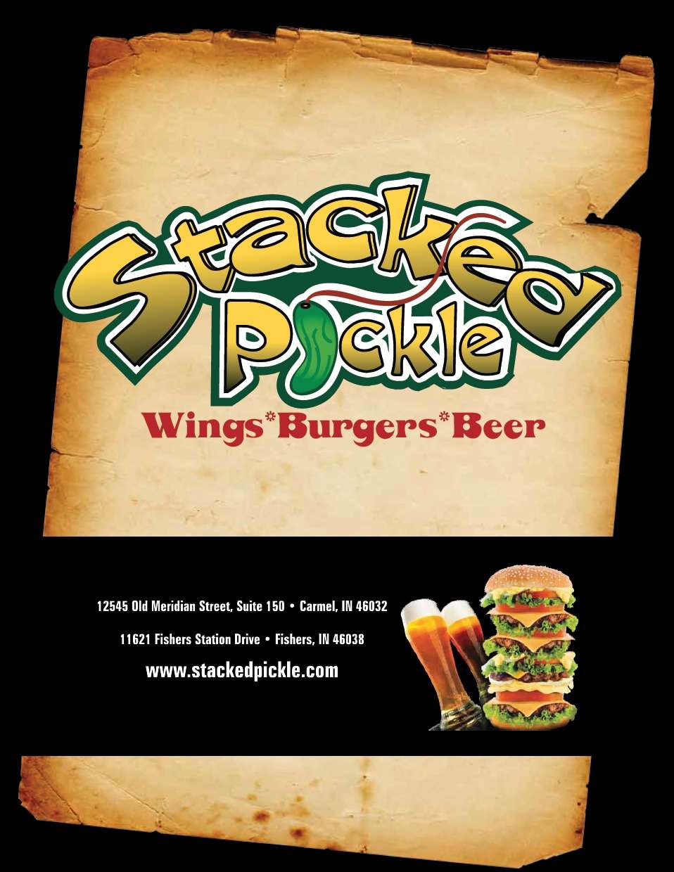 Stacked Pickle Menu, Menu for Stacked Pickle, Fishers, Indianapolis