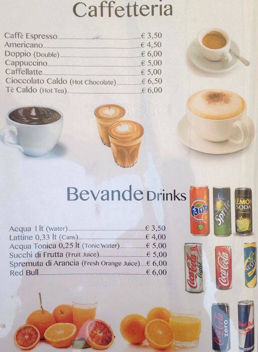 Menu di Il Grifone 