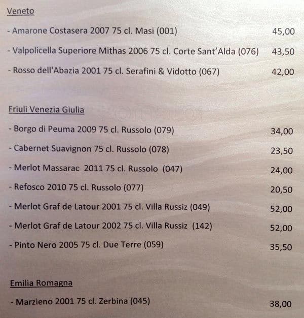 Menu di Liberty 