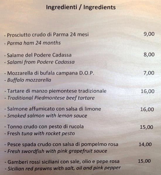 Menu di Liberty 