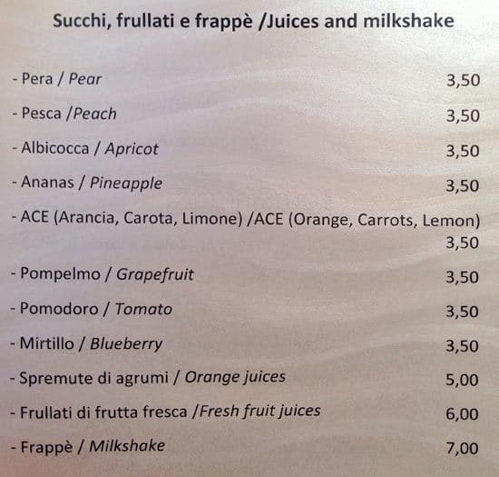 Menu di Liberty 