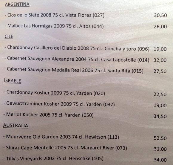 Menu di Liberty 