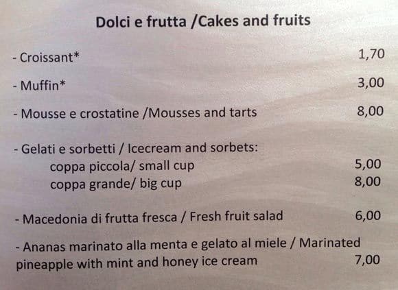 Menu di Liberty 