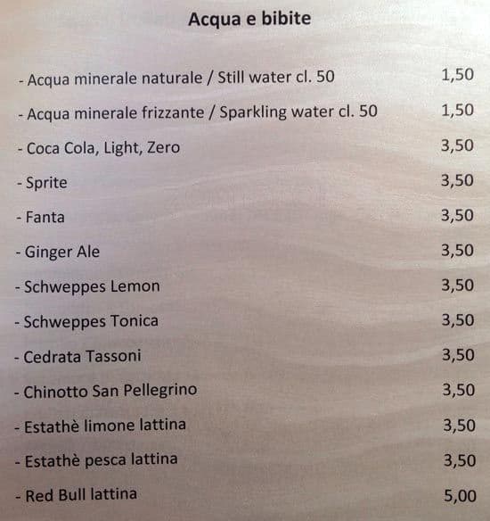 Menu di Liberty 