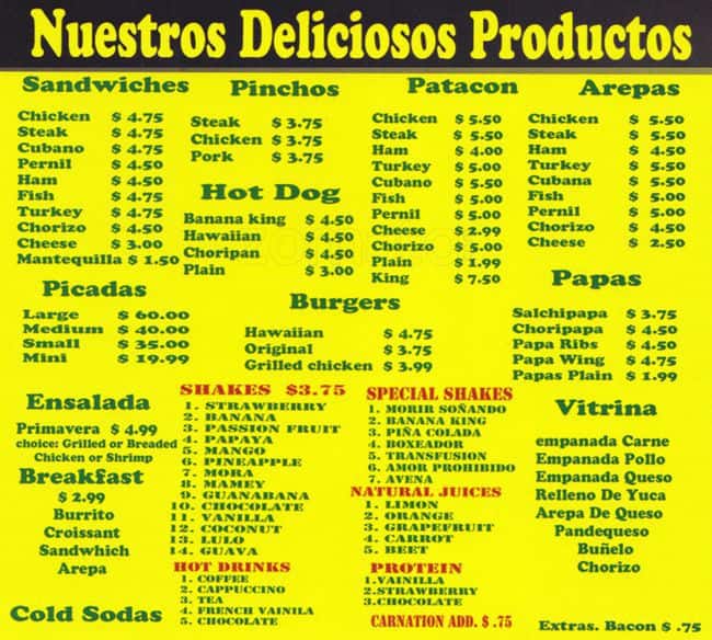 Banana King Menu, Menu for Banana King, Jackson Heights, New York City Urbanspoon/Zomato