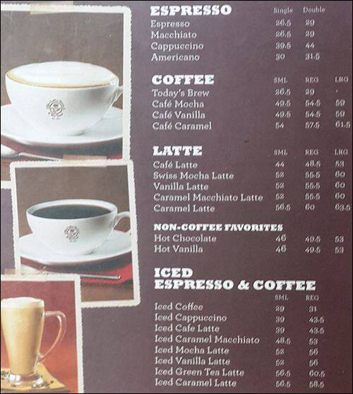 Coffee Bean Menu Indonesia The Coffee Bean Tea Leaf