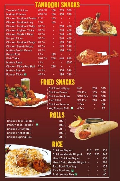 Menu at NAZEER FOODS, Greater Noida, LGF12