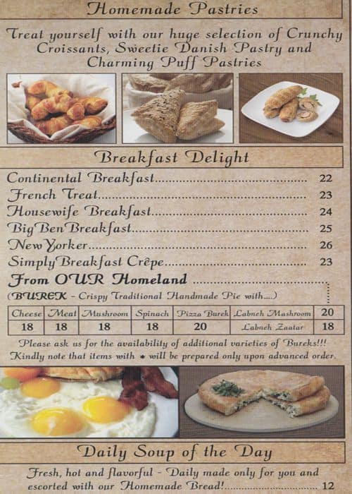 Rolling Pin Menu, Menu for Rolling Pin, Dubai Investment Park, Dubai