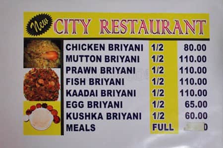 New kitchen menu