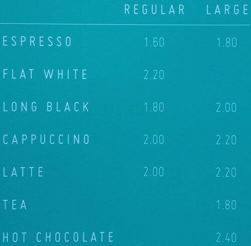 The Counter menu