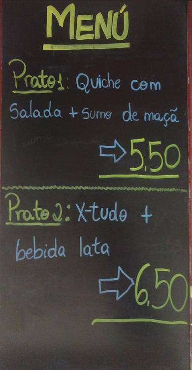 Fixe Mix menu