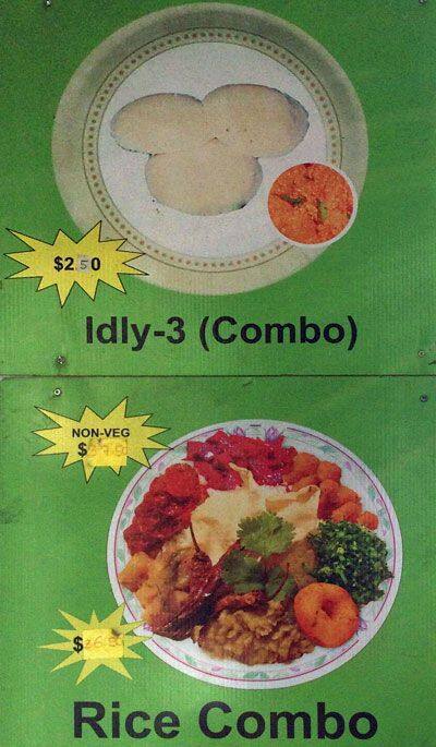 Suruthis Take Out menu