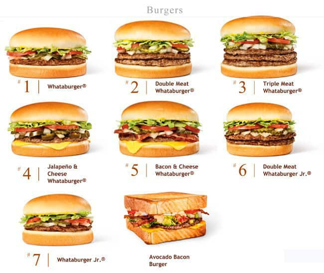 Whataburger Menu, Menu for Whataburger, Lovefield, Dallas - Urbanspoon/Zomato