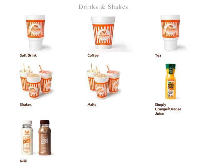 Whataburger menu