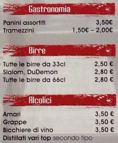 Menu di Casinò Cafè Portuense 