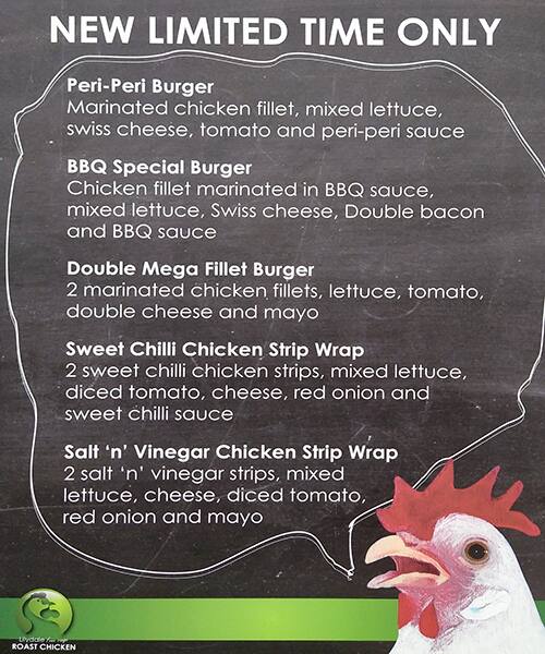 Menu at Lilydale Free Range Roast Chicken fast food, Doreen