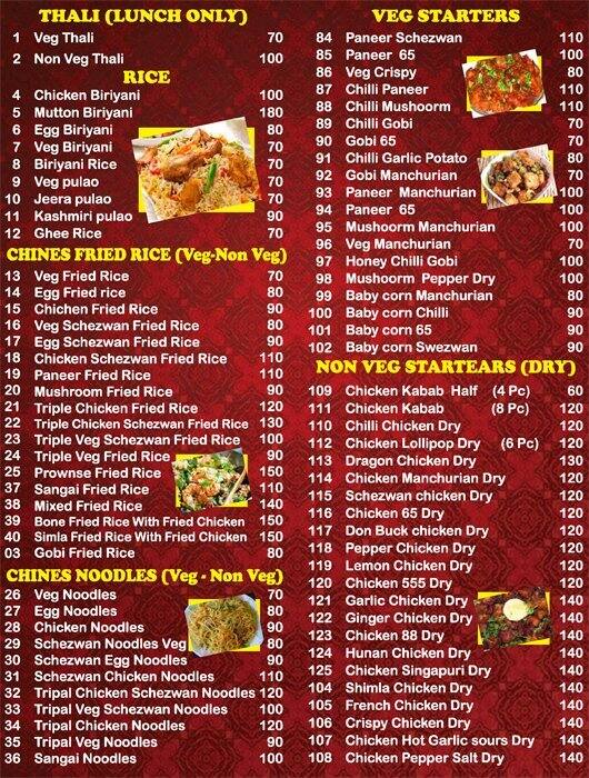 Chopstick Chopsee Restaurant Menu - Zomato