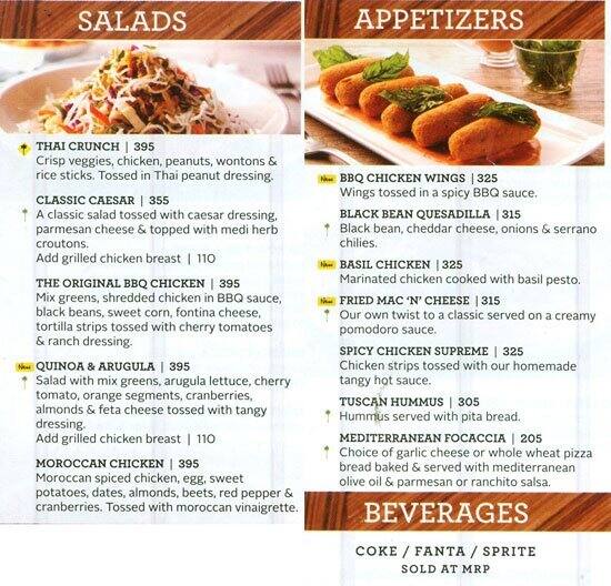 California Pizza Kitchen Dlf Cyber City Gurgaon Zomato