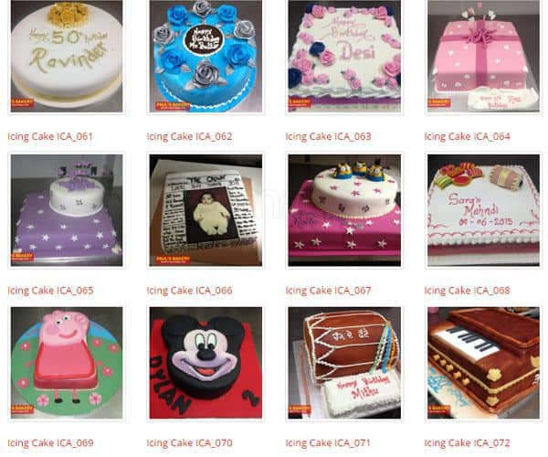 Menu at Paul's Bakery, Southall, 80 King St