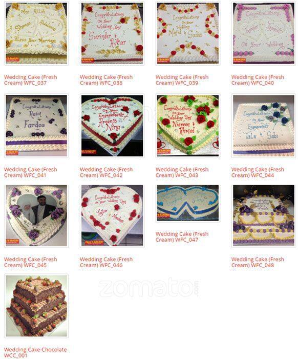 Menu at Paul's Bakery, Southall, 80 King St