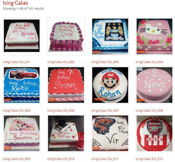 Menu at Paul's Bakery, Southall, 80 King St