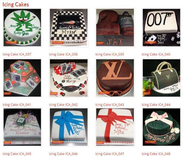 Menu at Paul's Bakery, Southall, 80 King St