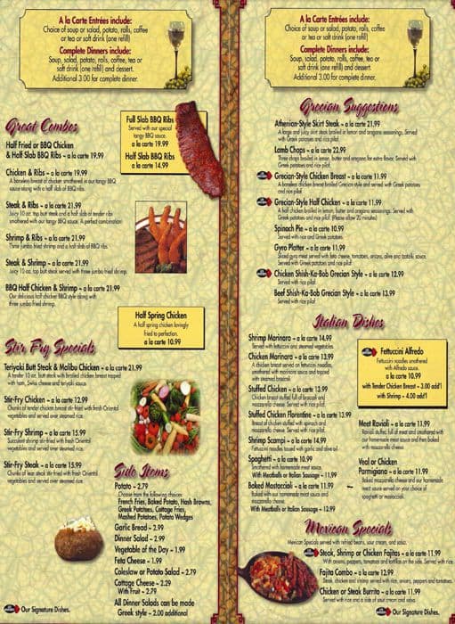 Menu at Les Brothers pub & bar, Oak Lawn, S Ridgeland Ave