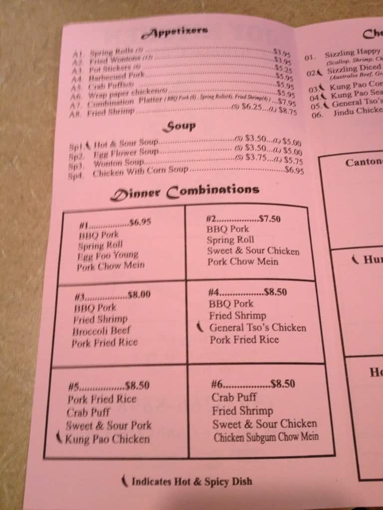 Joy Kitchen Menu Menu For Joy Kitchen Canby Canby