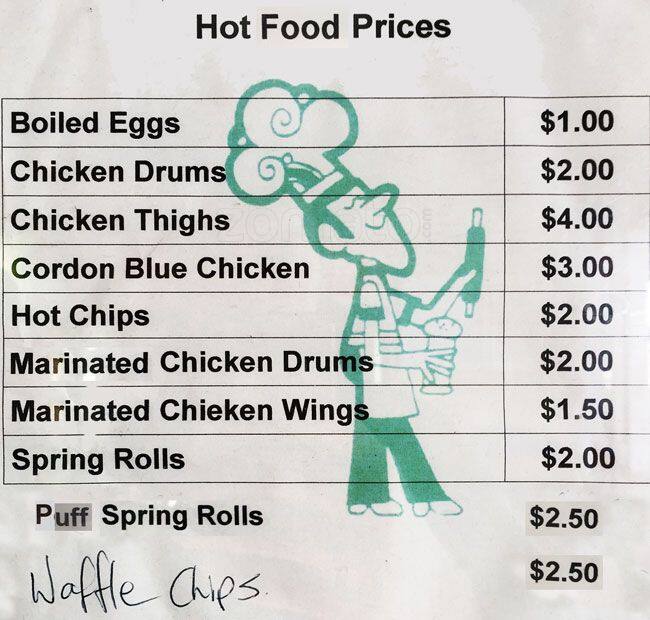 The Pastry Chef Menu, Menu for The Pastry Chef, Avondale, Auckland