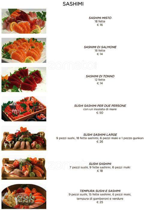 Menu di Ristorante TAIYO - Adige 