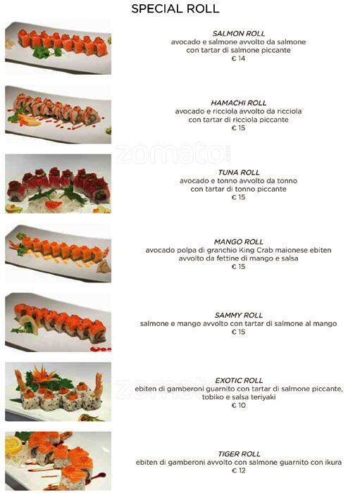 Menu di Ristorante TAIYO - Adige 