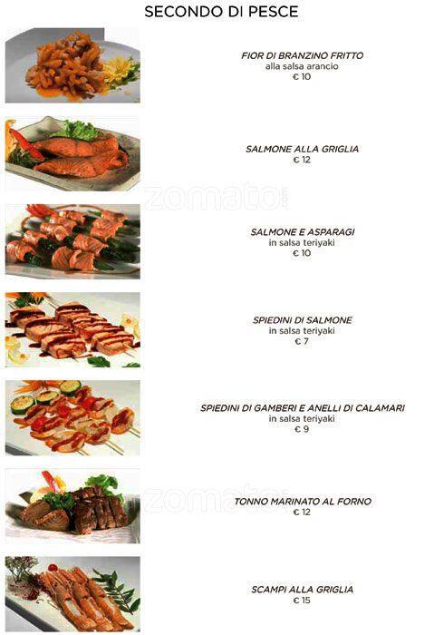 Menu di Ristorante TAIYO - Adige 