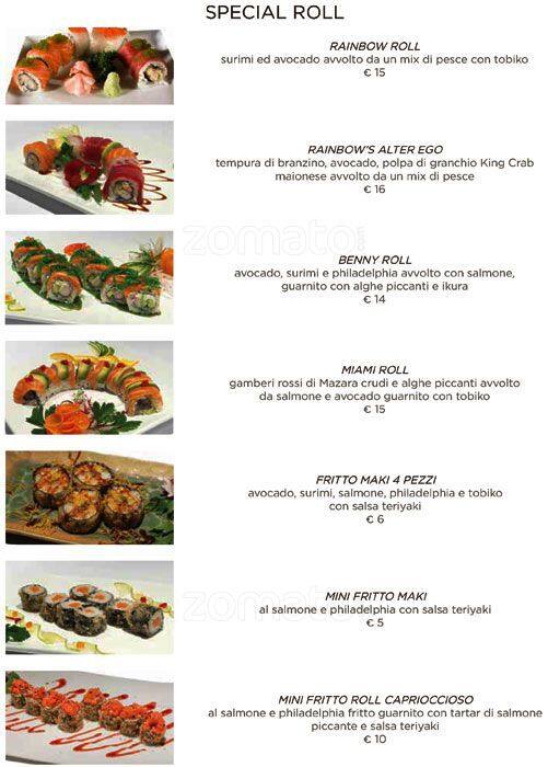 Menu di Ristorante TAIYO - Adige 