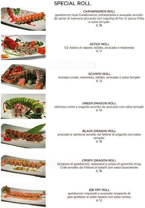 Menu di Ristorante TAIYO - Adige 