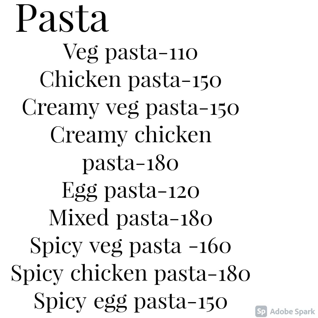 Menu of Energy Eat & Drink, Porur, Chennai