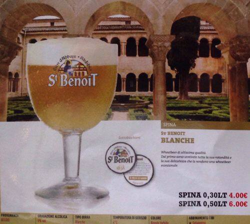 Menu di Pils Pub Arco della Pace 