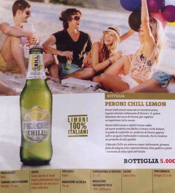 Menu di Pils Pub Arco della Pace 