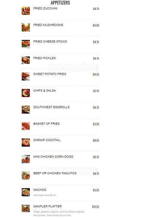 Carta de Bareback Bar