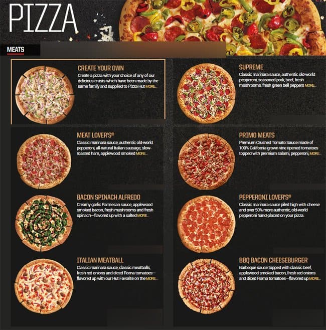 Printable Pizza Menus With Prices